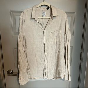 H&M linen button down